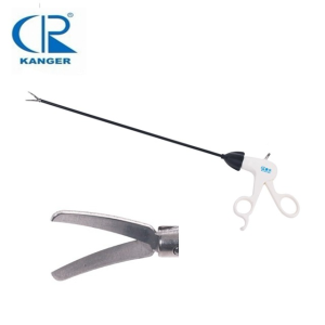 Лапароскопски инструменти за еднократна употреба Met Metbaum извити ножици